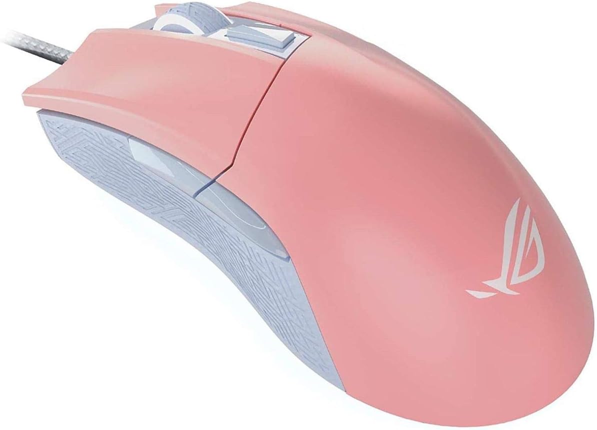 Elevate Your Game with the ASUS ROG Gladius II Origin Limited Edition Pink Gaming Mouse - Ergonomic, High-Precision, and Stylish for FPS Enthusiasts!