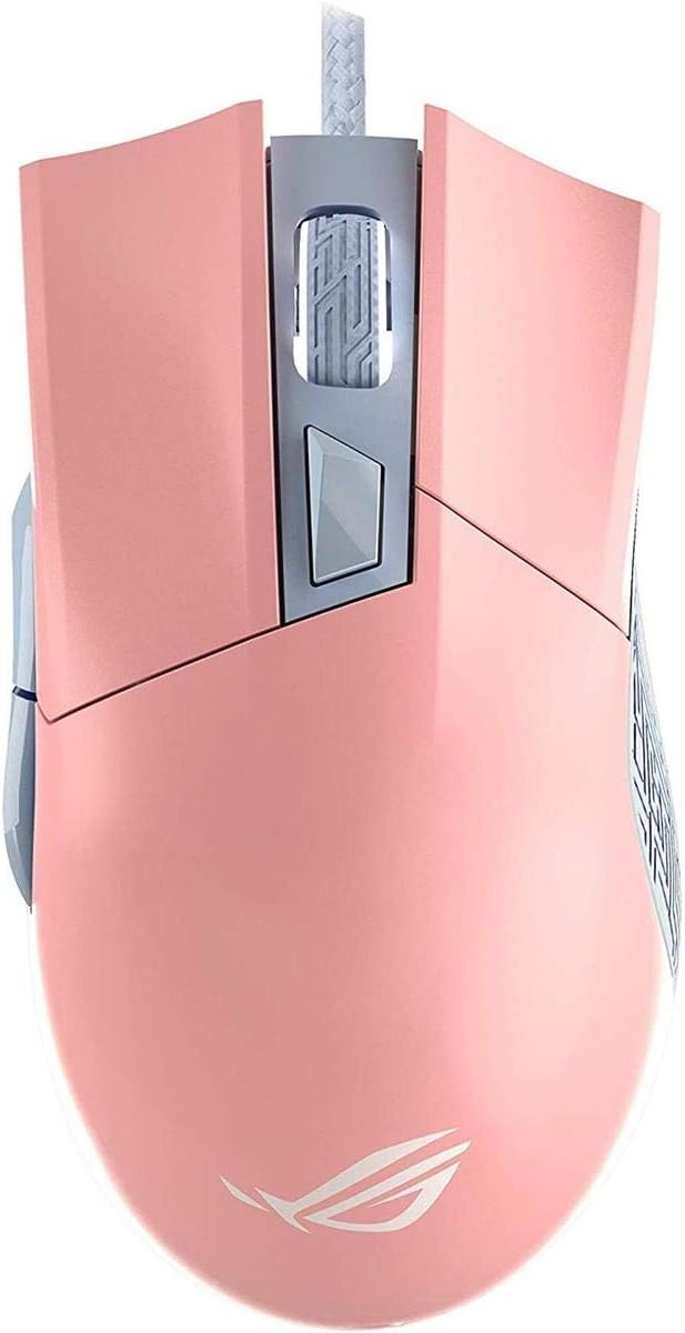 Elevate Your Game with the ASUS ROG Gladius II Origin Limited Edition Pink Gaming Mouse - Ergonomic, High-Precision, and Stylish for FPS Enthusiasts!